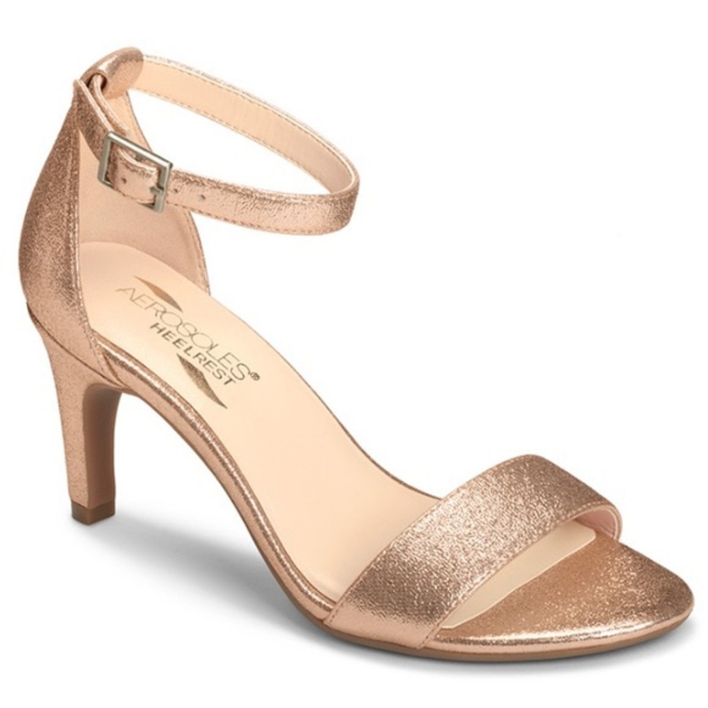 Aerosoles Gold Heel